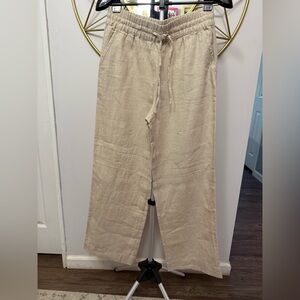 Tommy Bahama Women’s Tan Linen Chinos